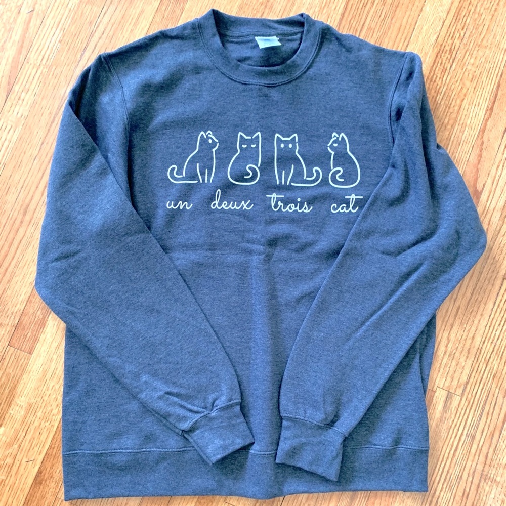 Un Deux Trois Cat Sweater
